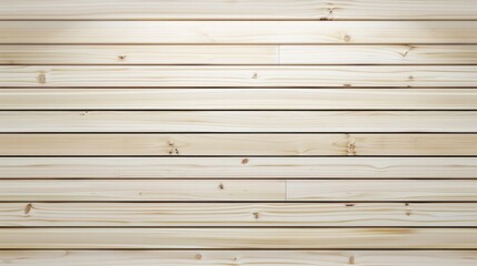 Obraz premium Light-toned wooden plank wall, creating a warm, photorealistic interior, AI Generative.