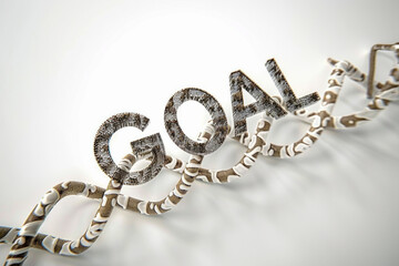 Text goal for decision-making and goal setting