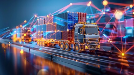 Advanced cargo container tracking app, utilizing GPS, RFID, and blockchain technology to provide customers and logistics managers with precise, end-to-end visibility of s