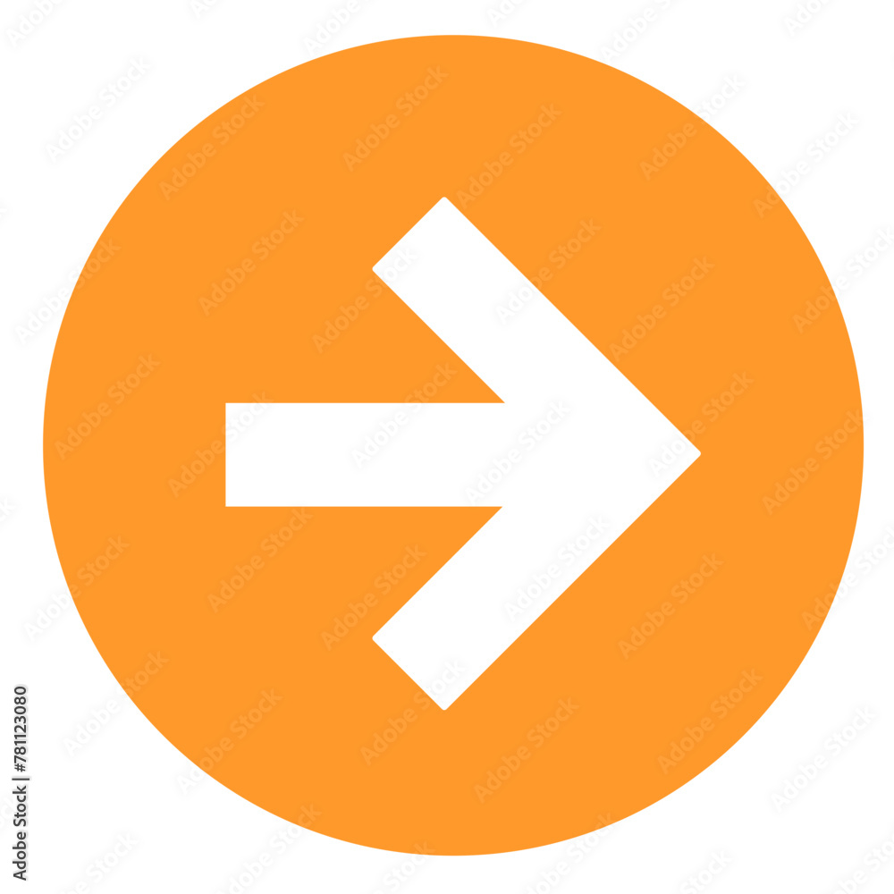 Poster web arrow button isolated