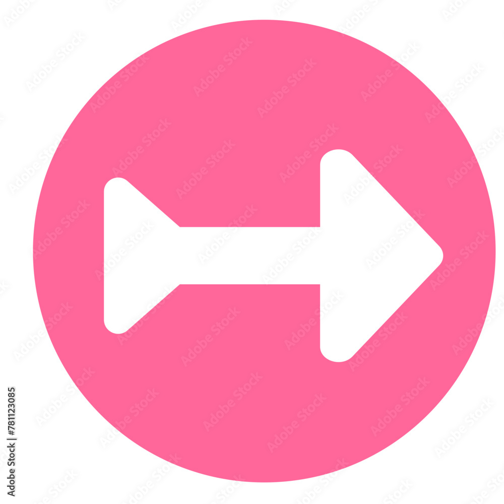 Poster web arrow button isolated