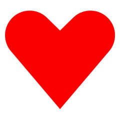 Hand drawn line heart