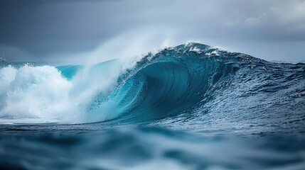 Fototapeta premium big blue waves