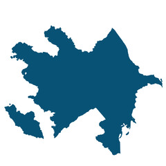 Azerbaijan detailed Map