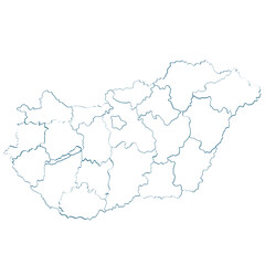 map of hungary