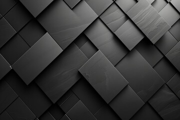 A black and white photo of a wall made of black squares. Background concept