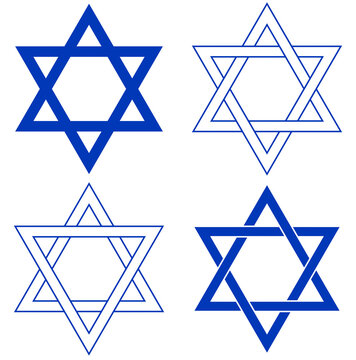 Israel Jewish Passover Pesach Star of david set