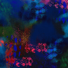 Fototapeta na wymiar Colorful neon scrapbook paper. Abstract backdrop universal use