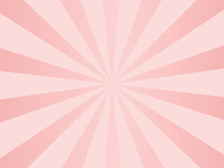 和風背景　パステルカラーの集中線　ピンク