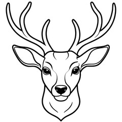 deer head vector