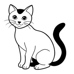 Fototapeta premium black and white cats