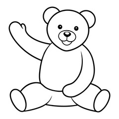 Teddy bear vector illustration
