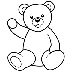 Teddy bear vector illustration