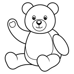 Teddy bear vector illustration