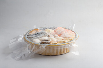 traditional asian luxury treasure premium seafood Peng cai abalone, sea cucumber, scallop, prawn,...