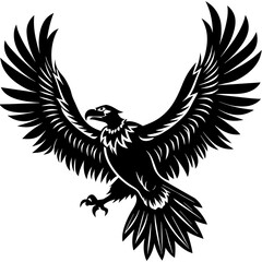 eagle with wings