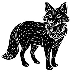 Obraz premium illustration of a fox