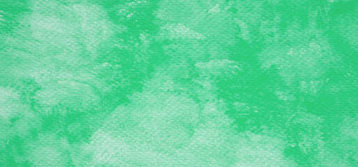 Watercolor background, art abstract surface green watercolor painting textured design on white paper background, banner, backdrop, template, poster, wallpaper - 781143007