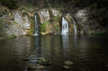 Fototapeta na wymiar Wasserfall am Lassingbach 