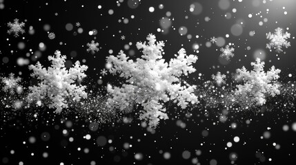 Winter snowstorm backdrop illustration. Xmas snow flake pattern. Magic white snowfall texture. Winter snowstorm modern illustration.
