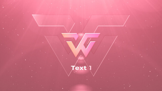 Elegant Gloss Dust Sun Flare 4k 1:1 16:9 9:16 Logo Reveal