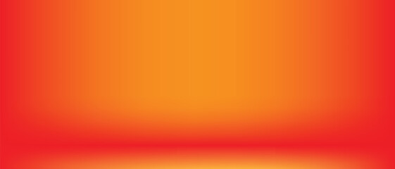 Orange stucco wall background gradient vector , abstract gradient studio and wall texture vector and illustration