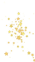 Magic stars vector overlay.  Gold stars scattered - 781145208