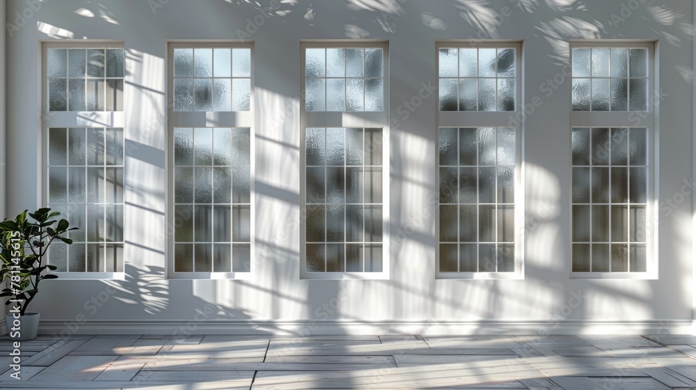 Aufkleber Modern shadow collection isolated on a white background. Shadow effects for transparent paper and objects. Shadows on walls and floors.