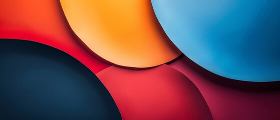 Red and blue minimal background