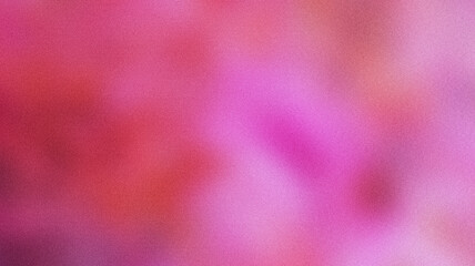 Grainy noise texture, shine pink and purple light and glow template, empty space abstract background