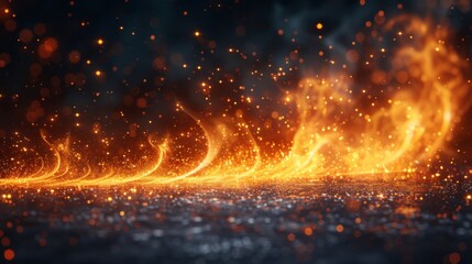 Isolated transparent background with fire sparks modern. Sparks PNG, fire PNG, ignition, fire particles.
