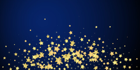 Magic stars vector overlay.  Gold stars scattered - 781150687