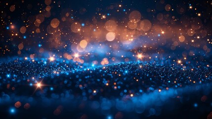 This is a blue dust light png. Bokeh light lights effect background. Christmas glowing dust background. We have bokeh light confetti and sparkle overlay texture for your design. - obrazy, fototapety, plakaty