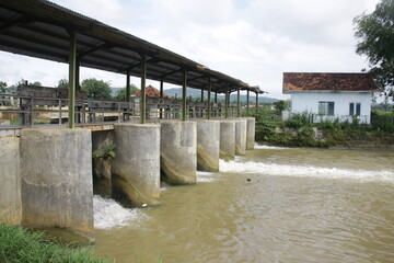 A River With Rapid Water After Rain