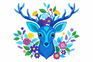  bluewing-kawaii-vector-deer-head-with-superimposed