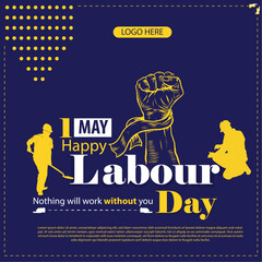 labor day post design template