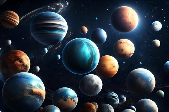 planet in space