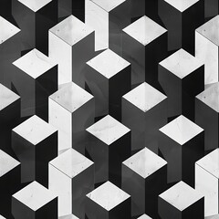 The hypnotic repetition of a geometric pattern in the background of a website