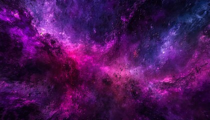 Fototapeta na wymiar cosmic nebula in vivid purples and pinks