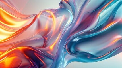 Naklejka premium Colorful abstract fluid art painting with marbling effect