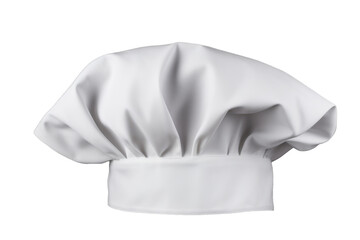 white chef hat isolated on white