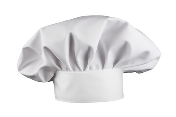 white chef hat isolated on white