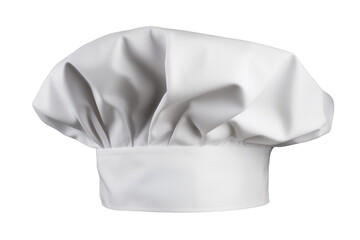 white chef hat isolated on white