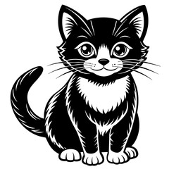 cute-cat vector design 