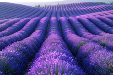 Obraz premium lavender fields in france lavender fields, person, french countryside, paris travel, travel