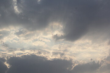 blue sky with clouds