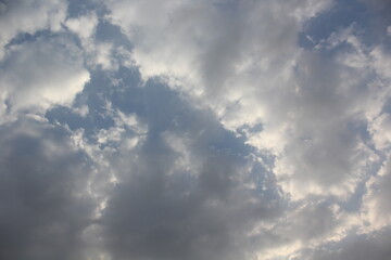 blue sky with clouds