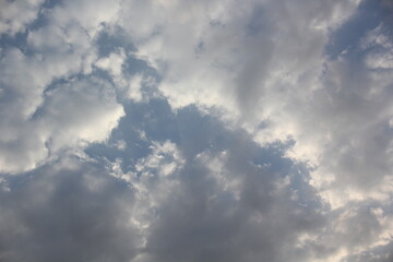 blue sky with clouds