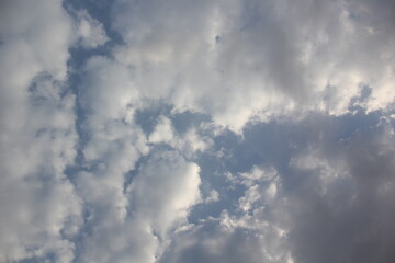 blue sky with clouds