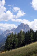 Obraz premium Monte Pelmo, gesehen vom Monte Fertazza